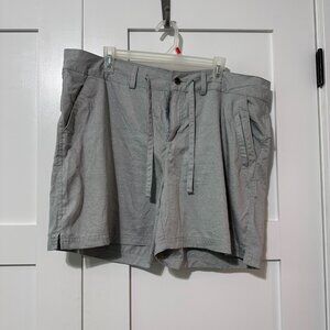 Magellan Outdoors Lightweight Shorts with front and back pockets Grey Size 1X